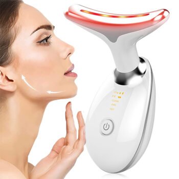 Anti-Wrinkle Facial Massager – Neck & Face Lift, Skin Tightening, 7 Colors