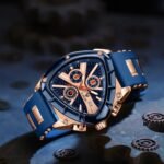 LIGE Triangle Skeleton Watch