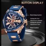 LIGE Triangle Skeleton Watch