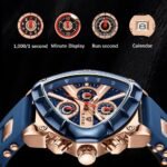 LIGE Triangle Skeleton Watch