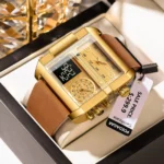 POEDAGAR-Mens-Quartz-Watch-Gold