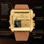 POEDAGAR-Mens-Quartz-Watch-Gold