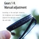 ND9 adjustable dimming sunglasses
