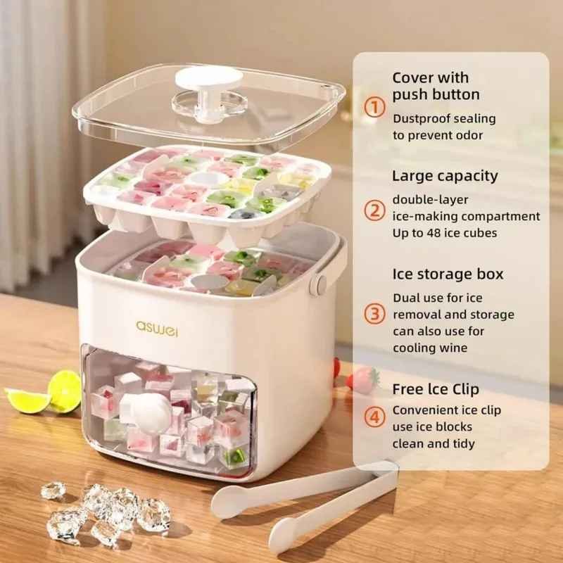 Extra Large Ice Cube Maker 4