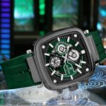 Multifunction Square Quartz Watch