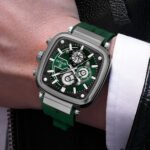 Multifunction Square Quartz Watch