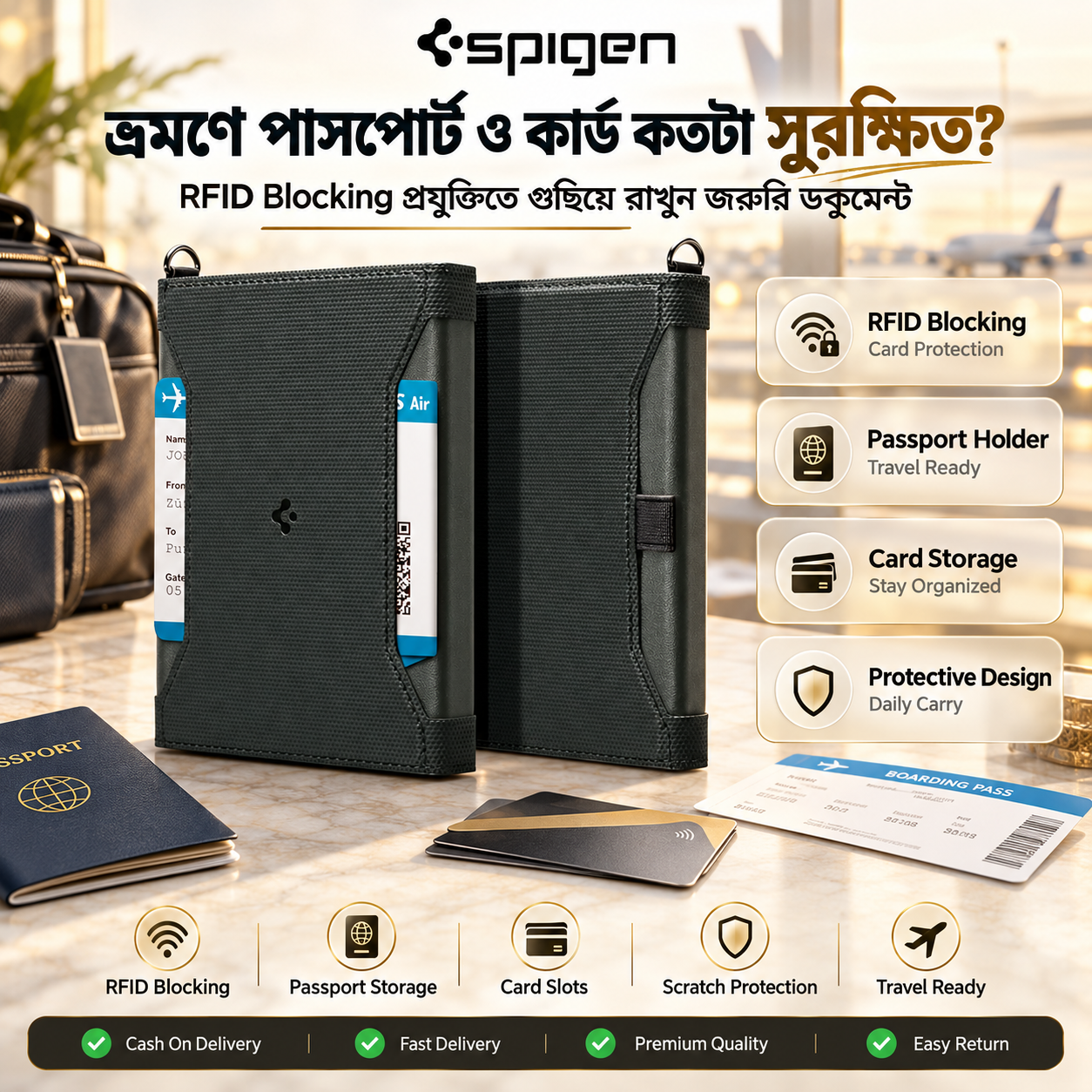 Spigen Passport Holder